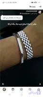 دستبند رولکس مردانه نقره ای (کد ER7OT)