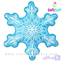 بادکنک فویلی دونه برف آبی