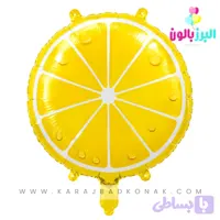 بادکنک فویلی گرد لیمو