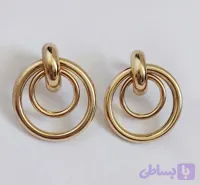 گوشواره زنانه مجلسی طلایی
