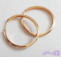 گوشواره حلقه ای ژوپینگ طلایی