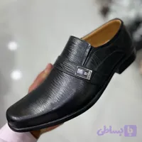 کفش مردانه مجلسی چرم طبیعی 40ـ44 پاشنه