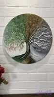 تابلو دکوراتیو درخت زندگی کاردست - مهرآرت