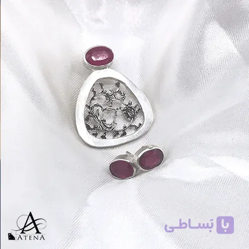گوشواره نقره زنانه مروا