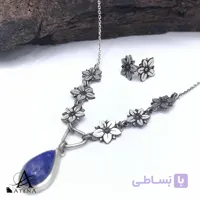 گوشواره نقره طرح مهر