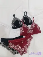 ست شورت و سوتین دانتل ابری فانتزی زنانه و دخترانه