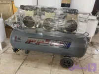 كمپرسور ١٥٠ ليتري خوابيده سایلنت اویل فری، سه موتوره ۱۵۰۰ وات S150-3x1500H مخصوص میلینگ و‌لابراتوار دندانسازی
