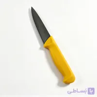 چاقو بیخصی کوتاه تیغه 9.5 دسته زرد حیدری