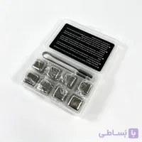 قالب یخ استیل 6 عددی همراه با انبر