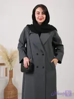 مانتو بلند دیپلمات مدل ستایش ارسال رایگان