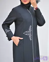 ست مانتو و شلوار اداری گلدوزی سلما ارسال رایگان