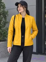 کاپشن چرم فوم وارداتی _ کد 1186 (کد D3CMD)