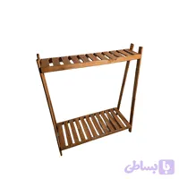 استند چوبی 2 طبقه