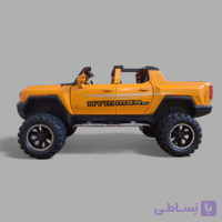 ماشین فلزی هامر پیکاپ ای وی مقیاس 1:24 کد B2423 رنگ زرد