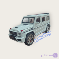 ماشین فلزی دودزا CHE ZHI طرح مرسدس بنز G-Class سفید مقیاس 1:24 کد CZ118A