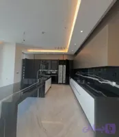 کابینت هایگلاس سوپر مات دورنگ دررنگ بندی وطراحی شخصی سفارشی ساخت نصب در تهران و حومه کد