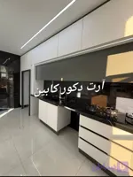 آرت دکور. هایگلاس دوپله دو رنگ تلفیقی.پاک چوب مات وبراق سفارشی ساخت درتهران و کرج