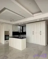 کابینت نیوکلاسیک طرحدار باصفحه مرمر مشکی کدK۲۱۸۳