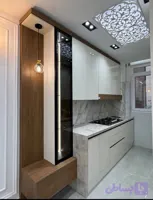 کابینت هایگلاس پاک چوب و دکوفیکس جدید کدM۳۱۹
