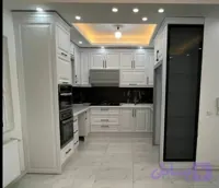 کابینت نیوکلاسیک قابدار پاک چوب روکش خارجی نقدواقساط کدG ۴۴۸