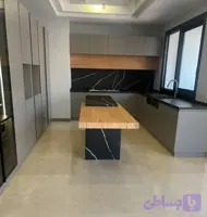 کابینت دوپله دورنگ نقدواقساط هایگلس مات و ام دی اف ۴۶۳