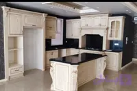 کابینت ممبران طرح ستون وگل باجزیره طراحی جدید کدV۳۱۳