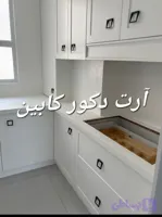 آرت دکور کابینت نیوکلاسیک بابهترین قیمت واوج کیفیت ساخت سفارشی رنگ بندی شخصی طراحی قبل اجرا. درتهران. کد MA135