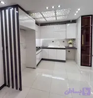 کابینت در۴قسط.هایگلاس پاک چوب سفیدبراق باصفحه شرکتی کد۵۷۱