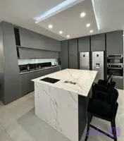 کابینت هایگلاس پاک چوب سوپر مات رنگ بندی کامل سفارشی ساخت کد۹۸۰