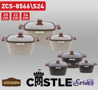 سرویس قابلمه گرانیت زیو مدل 24-8566