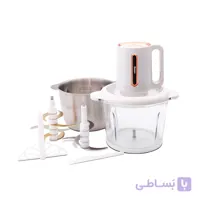 خردکن و غذاساز دانمور مدل DR-1010 ظرفیت ۳.۳ لیتر دو کاسه