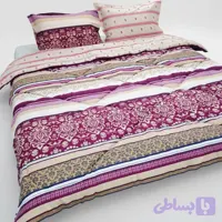 روتختی دونفره نخ پنبه طرح جمیر دو رو ۶تکه رادمهر (کد MTOVB)
