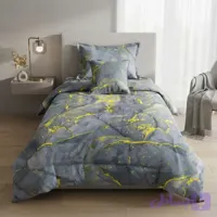 روتختی یکنفره طرح ماربل طلایی ۴تکه دورو میکرو رادمهر