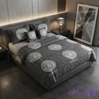 روتختی دونفره ۶تکه میکرو طرح پلنگی طوسی رادمهر (کد 6FJEH)