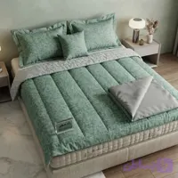 روتختی دونفره کد۳۰۰۷نخ پتینه ۶تکه نقره ای سیلوروسبزترک‌راد