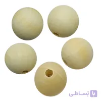 مهره چوبی بسته 5 عددی