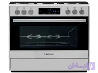 اجاق گاز اسنوا آدرینا پرو بدون شیشه 5 شعله نما استیل مدل SGC5-31111