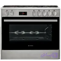 اجاق گاز اسنوا آدرینا کلاسیک بدون شیشه 5 شعله نما استیل مدل SGC5-31101