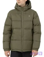 پافر مردانه کلاه دار دیکیز مدل Alatna Oversized Puffer Jacket سبز