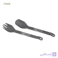 قاشق چنگال کوهنوردی کلموس مدل آلومینیوم آنادایز
