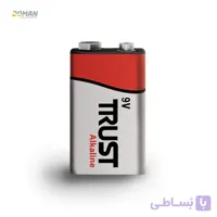 باتری کتابی 9 ولت آلکالاین تراست TRUST