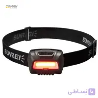 چراغ پیشانی هدلمپ کوهنوردی سان ری مدل ای او اس دو باتری نیم قلمی