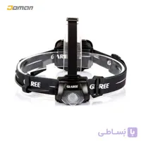 چراغ پیشانی هدلمپ کوهنوردی؛ گلاری GLAREE مدل: ام 50 با باتری قلمی 280 لومنز GLAREE M50 / 280 Lumen