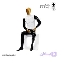 مانکن کامل مردانه سر فضایی مدل نشسته کد 121