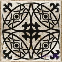 کاشی استخری البرز طرح مودنا دکور براق سایز ۱۵-۱۵