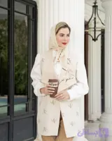 وست لینن کرم گلدوزی پرواز