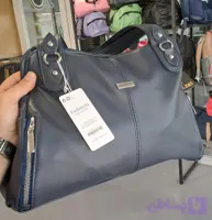 کیف دوزیپ چرم صنعتی با دسته بلند