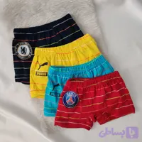 پک دو عددی شورت پادار بچگانه