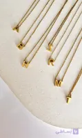 گردنبند ماری رنگ ثابت نقره‌ای و طلایی