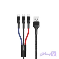 کابل تبدیل USB به Micro-USB، Type-C و Lightning پرووان مدل PCC280